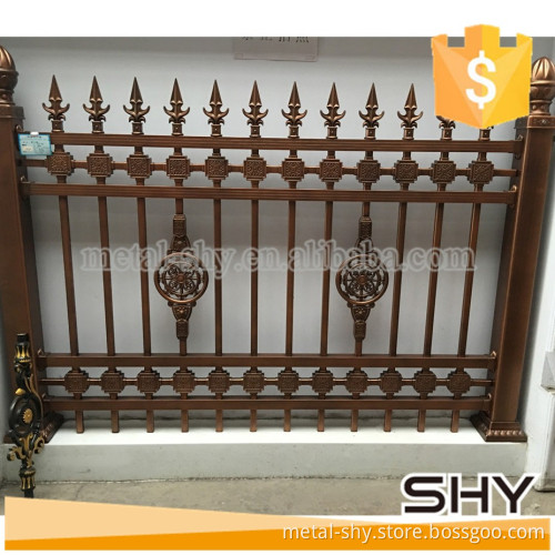 aluminum boundary wall fence, decorative cast aluminum fencing